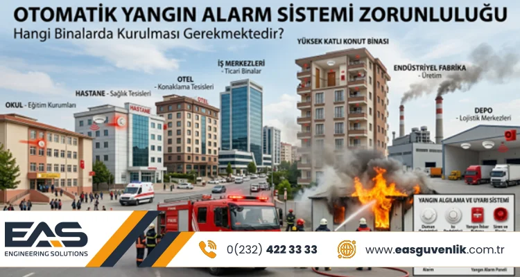 Yangın Alarm Sistemi Hangi Binalarda Zorunludur.